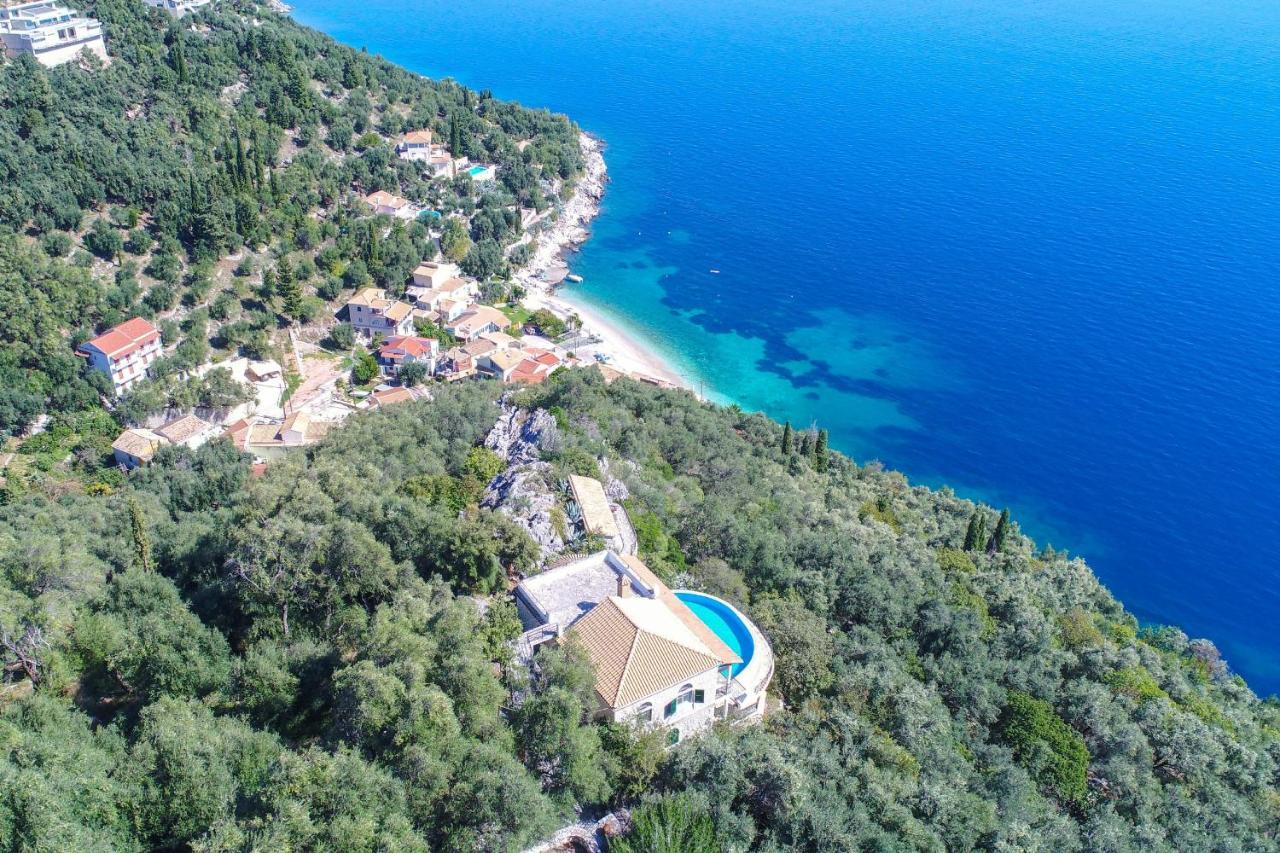 House On The Rocks Villa Katavolos Bagian luar foto