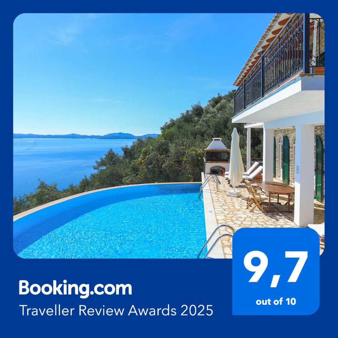 House On The Rocks Villa Katavolos Bagian luar foto